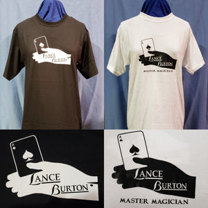 Card in Hand Lance Burton T-Shirt