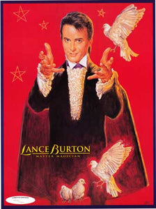 Lance Burton Cape & Doves Poster